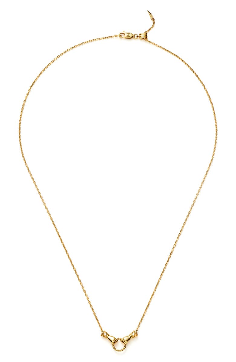 Missoma x Harris Reed Mini In Good Hands Pendant Necklace, Alternate, color, 