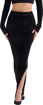 HOUSE OF CB Rene Chenille Maxi Skirt