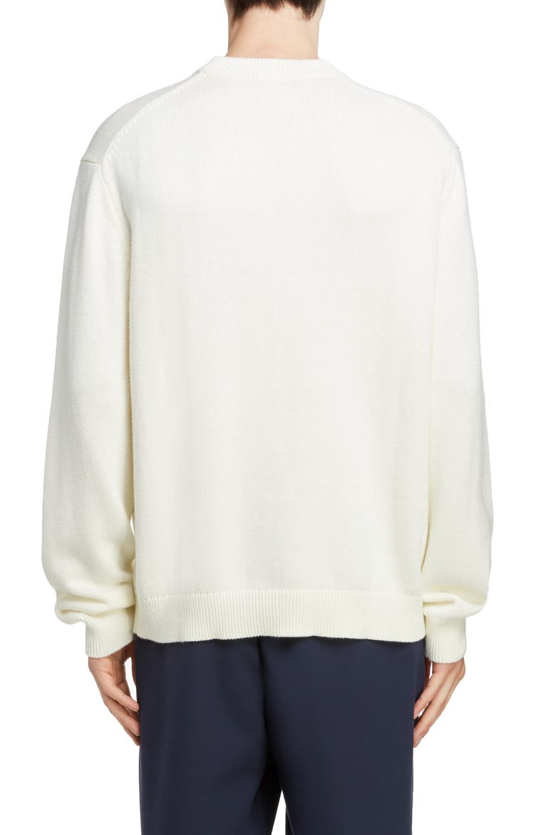 Jumping Tiger Sweater, Alternate, color, WHITE