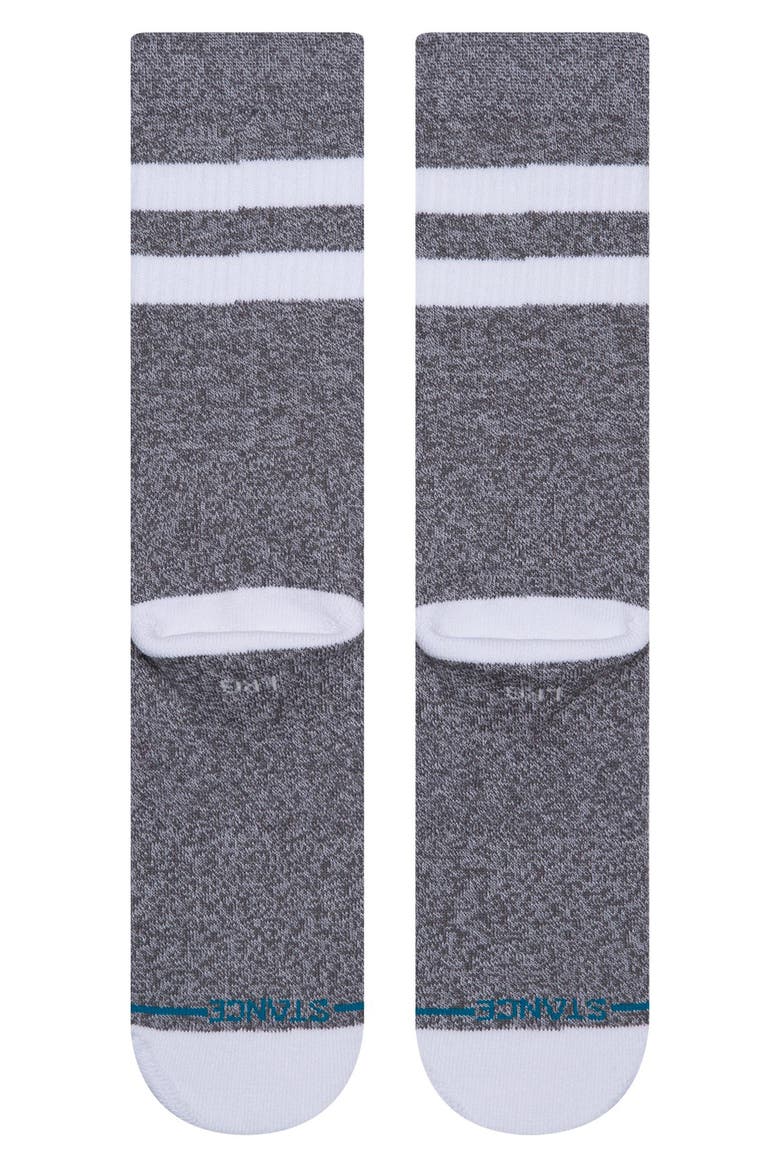 Joven Classic Stripe Crew Socks, Alternate, color, GREY