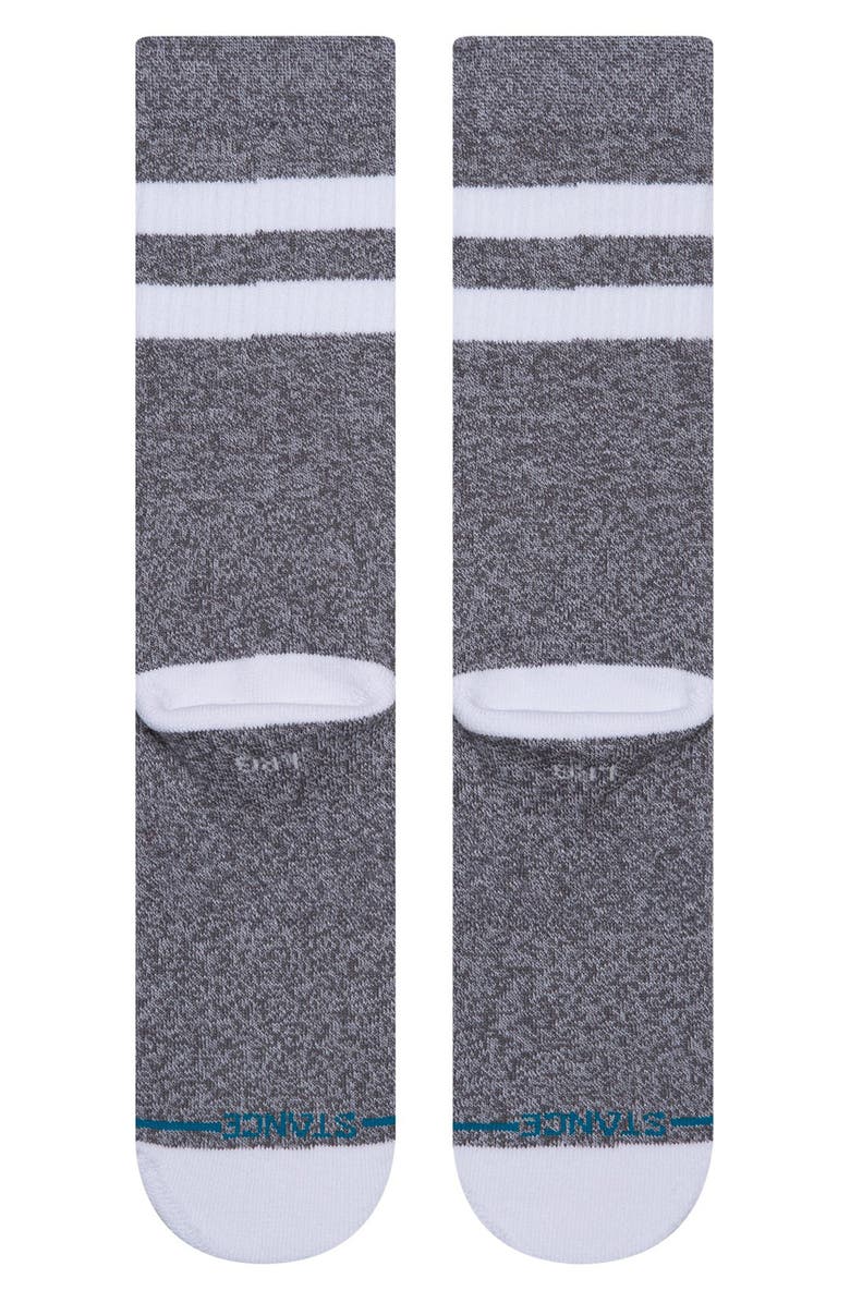 Stance Joven Classic Stripe Crew Socks, Alternate, color, Grey