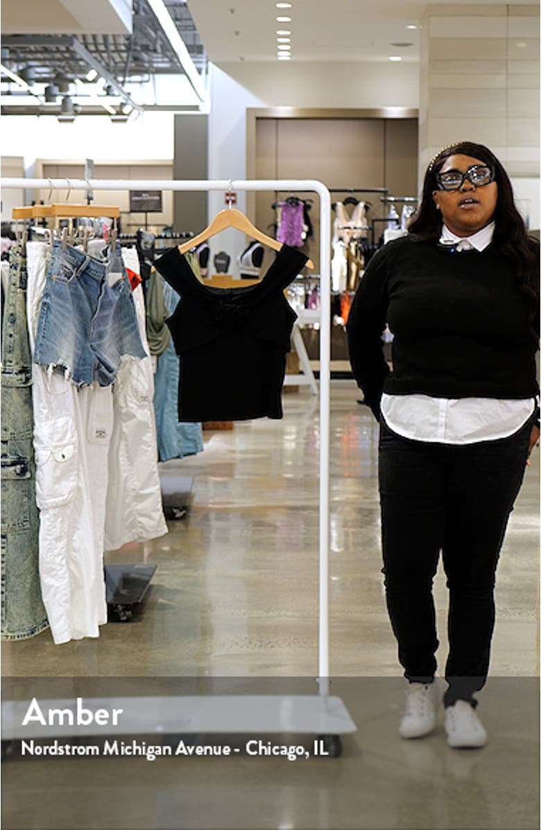 Yvette Rosette Off the Shoulder Top, sales video thumbnail