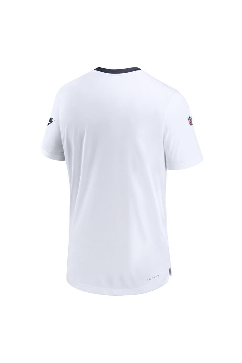 Men's Nike White Dallas Cowboys Sideline Coaches Alternate Performance T-Shirt, Alternate, color, White