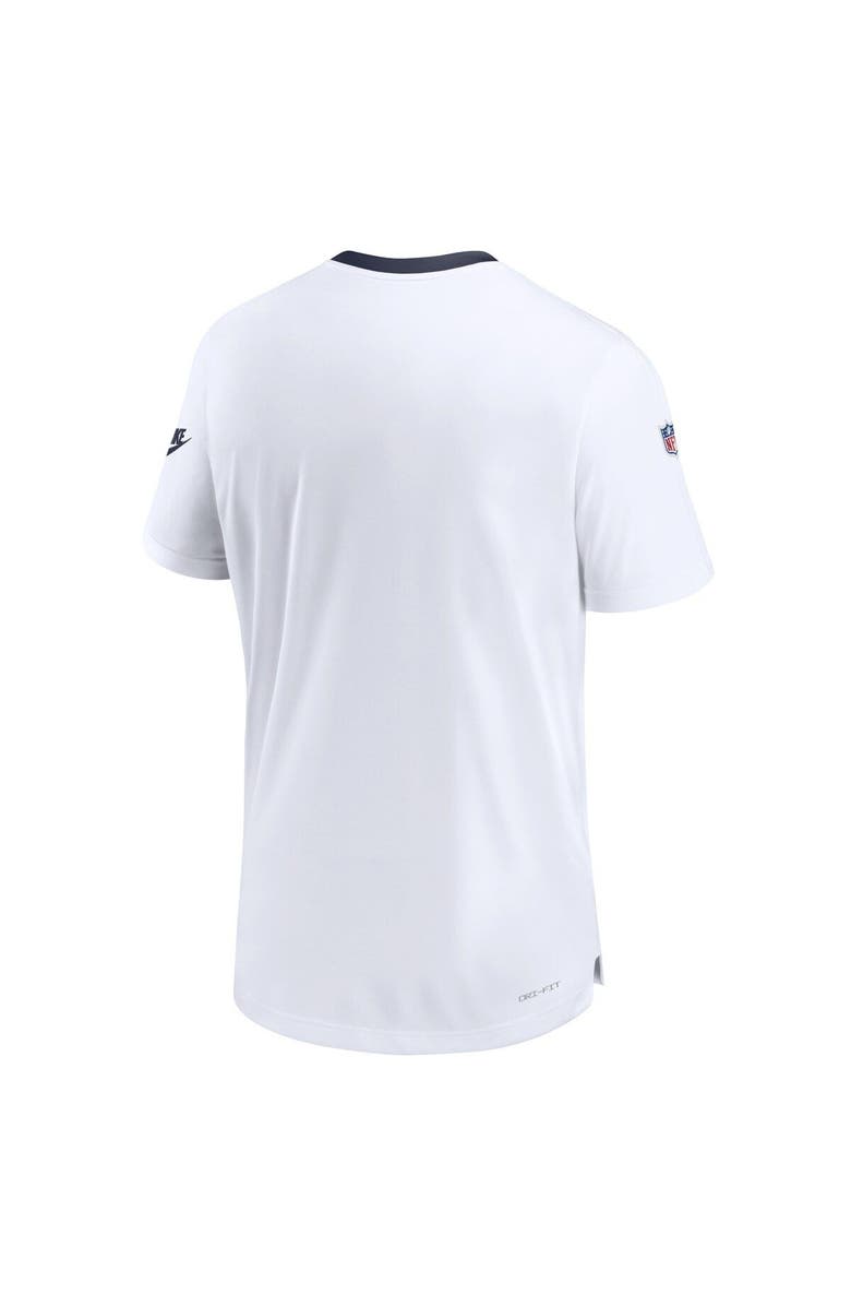 Nike Men's Nike White Dallas Cowboys Sideline Coaches Alternate Performance T-Shirt, Alternate, color, White