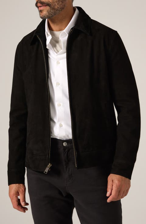 Outback Front Zip Suede Jacket