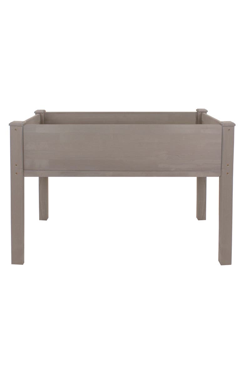 Northlight 4ft Brown Wood Raised Garden Bed Planter Box with Liner, Alternate, color, Brown