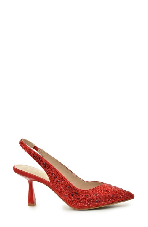 NICOLE MILLER NICOLE MILLER RHINESTONE SLINGBACK PUMP 