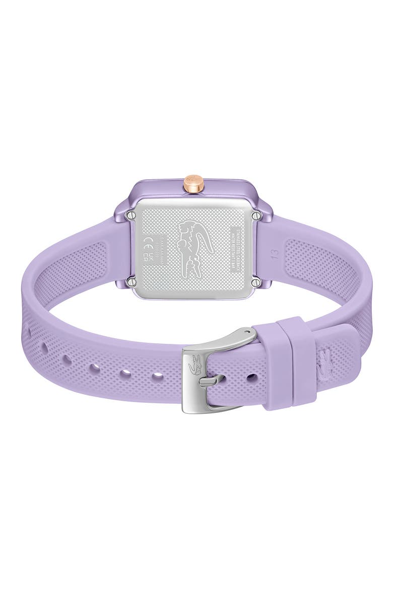 Flow Silicone Strap Watch, 26mm, Alternate, color, PURPLE