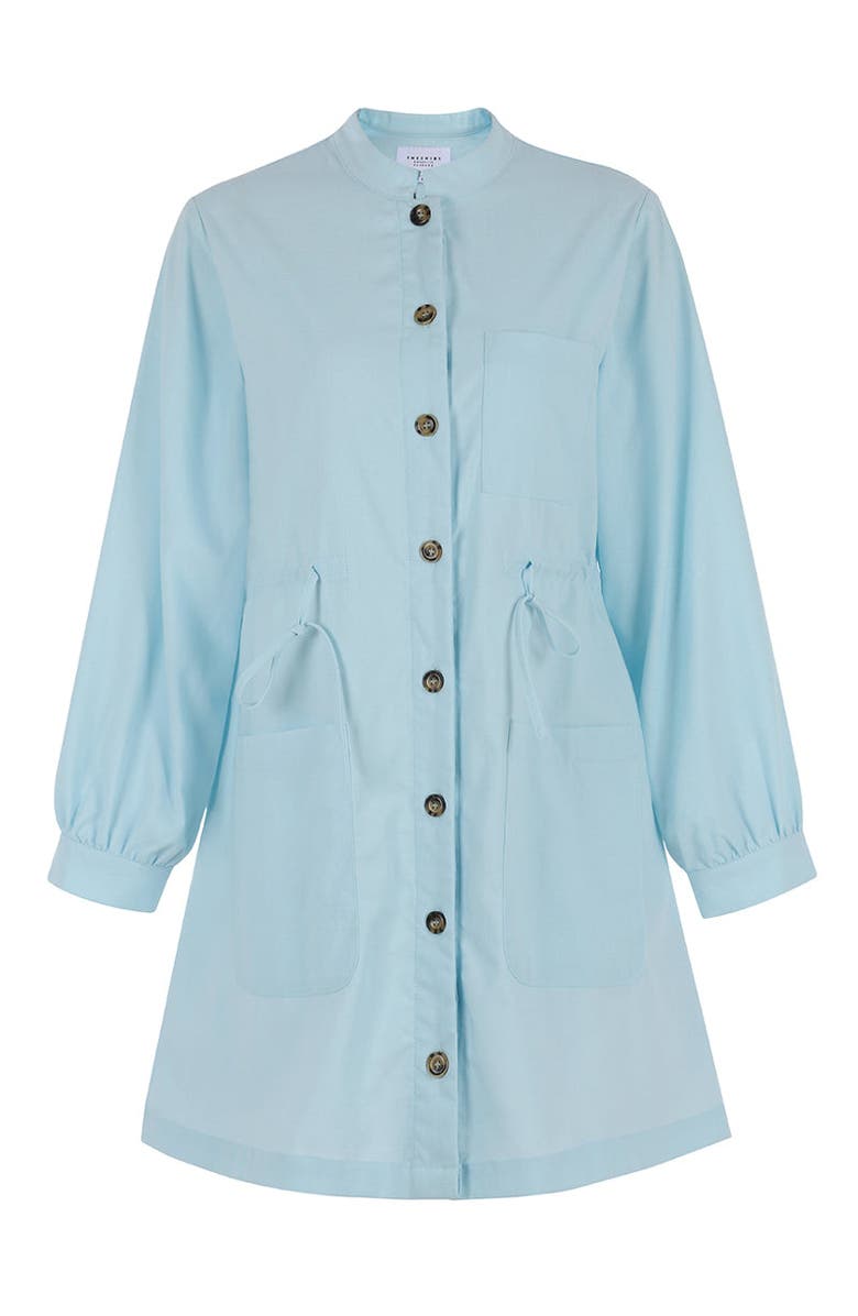 The Shirt by Rochelle Behrens The Mason Dress, Main, color, Aqua