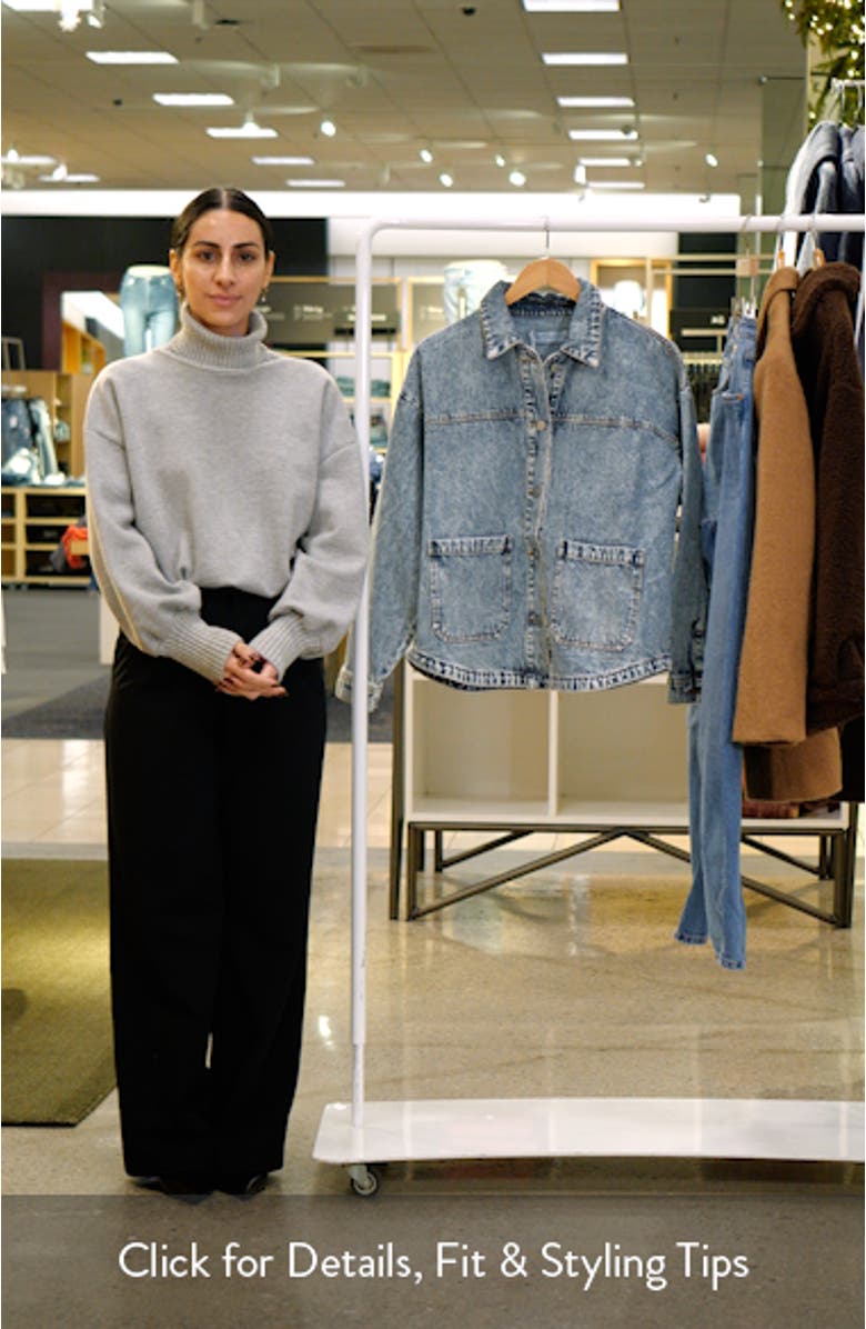 Delana Denim Shirt Jacket, sales video thumbnail