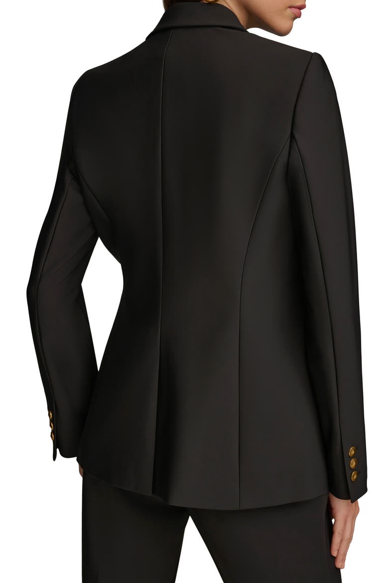 One-Button Blazer, Alternate, color, BLACK