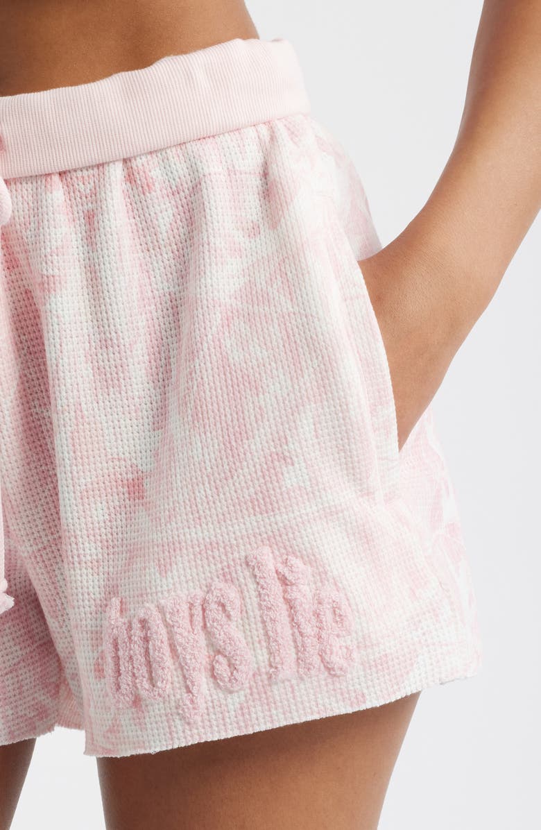 BOYS LIE Manhunt Waffle Knit Drawstring Shorts, Alternate, color,