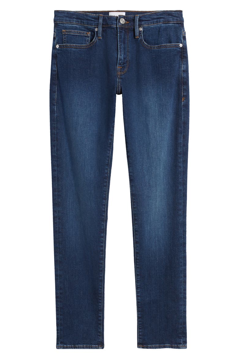 L’Homme Slim Superstretch Jeans, Alternate, color, WEST VIEW