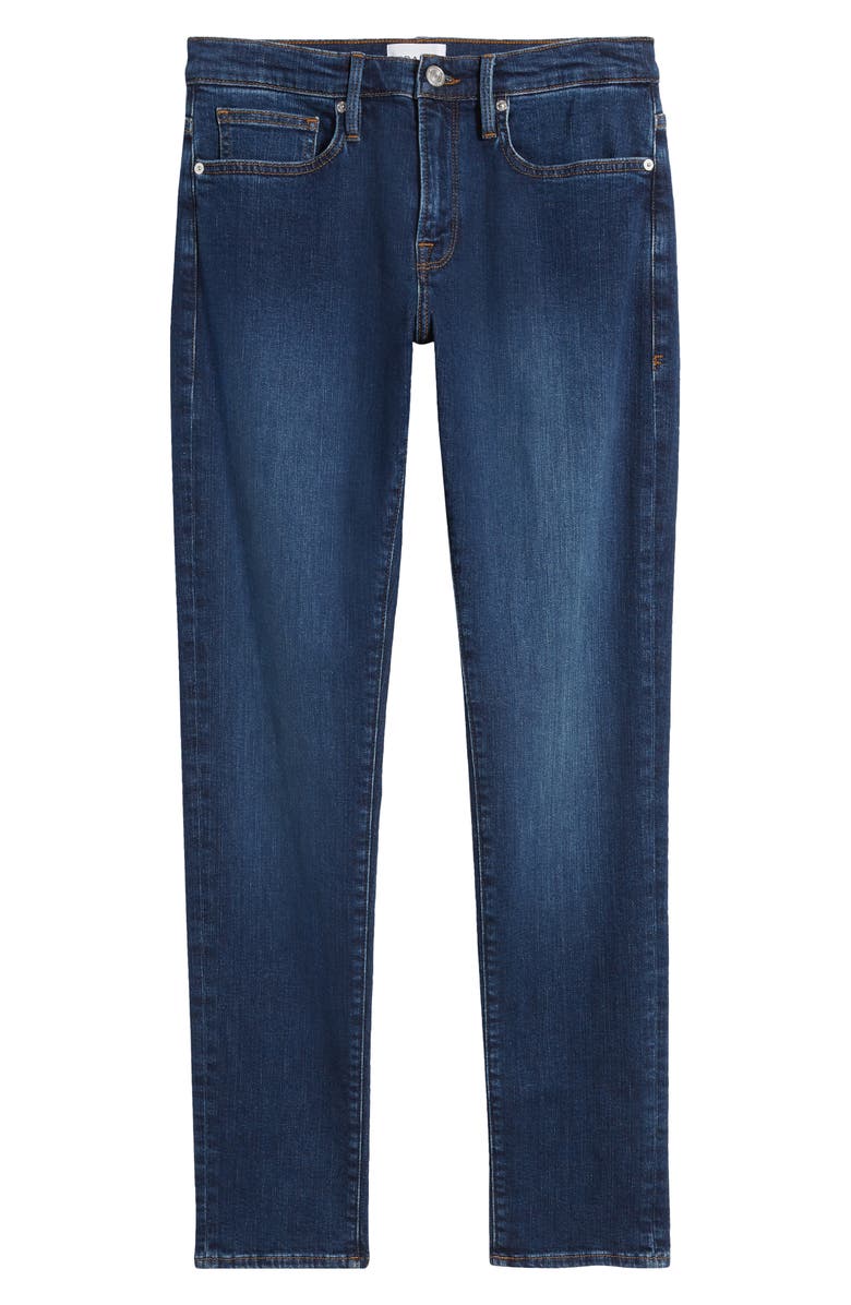 FRAME L’Homme Slim Superstretch Jeans, Alternate, color, West View