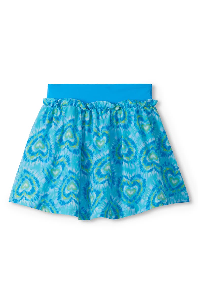 Hatley Kids' Candy Hearts Ruffle Skort, Alternate, color, Blue