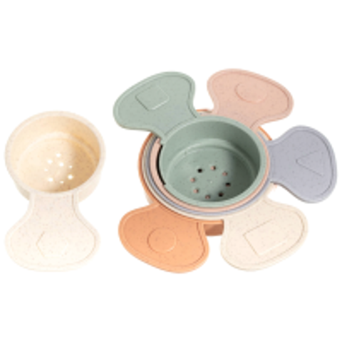 Stacking Cups Educational Bath Toy 6-Piece Set