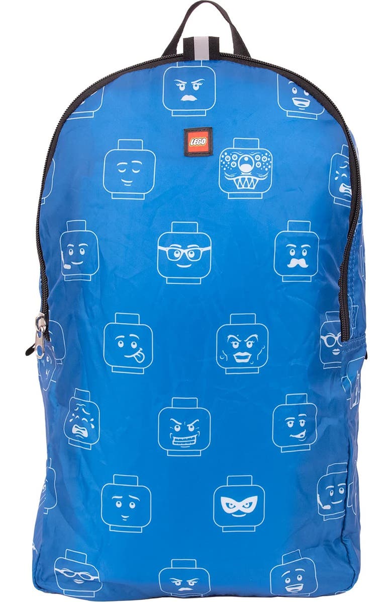 HAIKU Minifigure Packable Backpack W/ 6 Patches, Alternate, color, Iconic