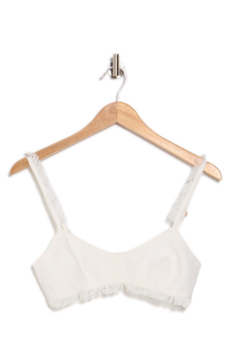 Cult Gaia Eza Fringe Bralette Crop Top, Alternate, color, 