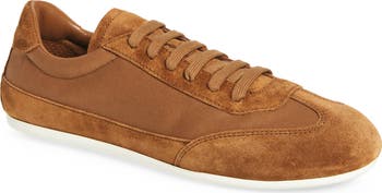 Mixed Media Low Top Sneaker