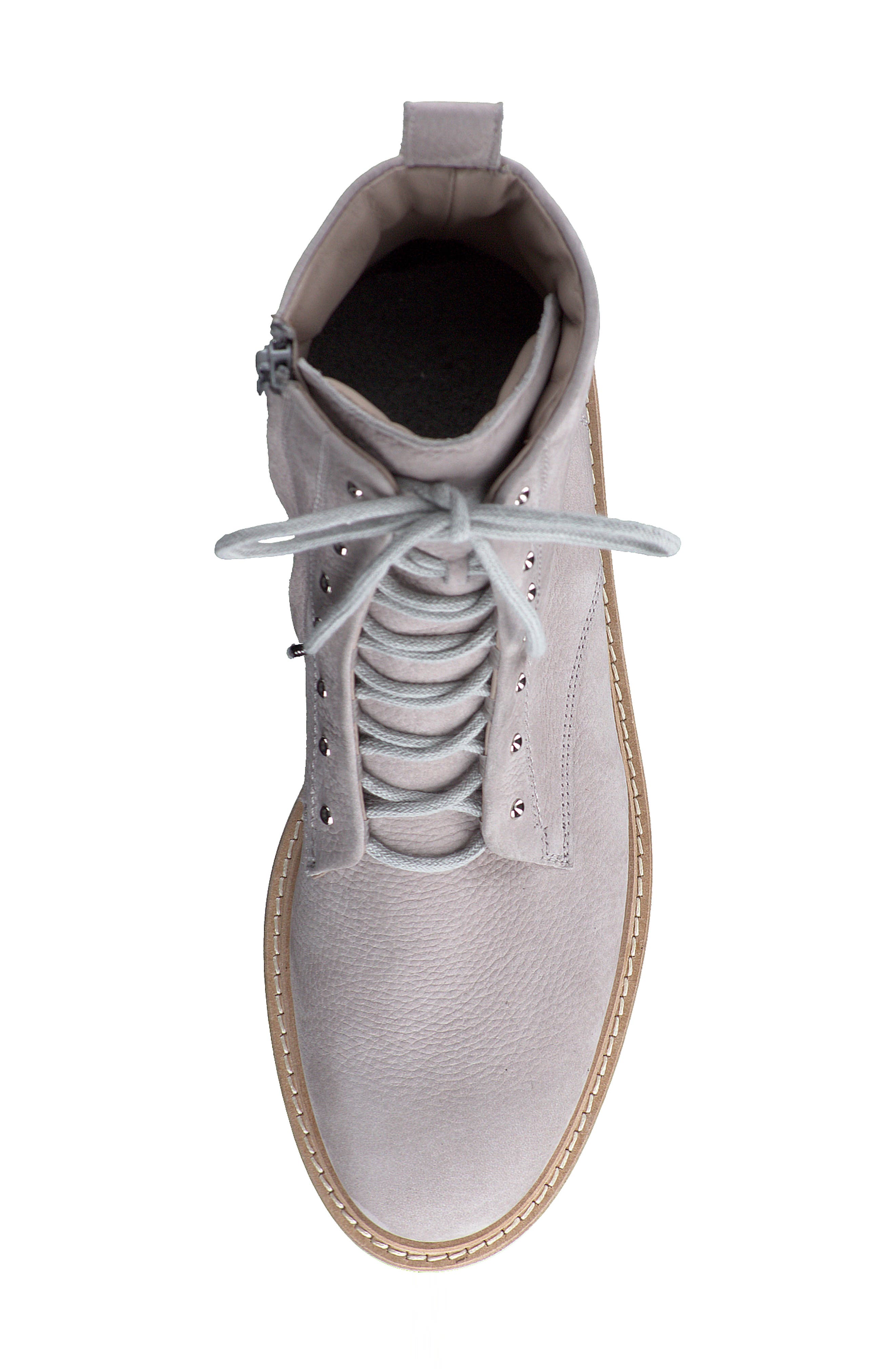 Joan Lace-Up Bootie, Alternate, color, PEARL GRAINED