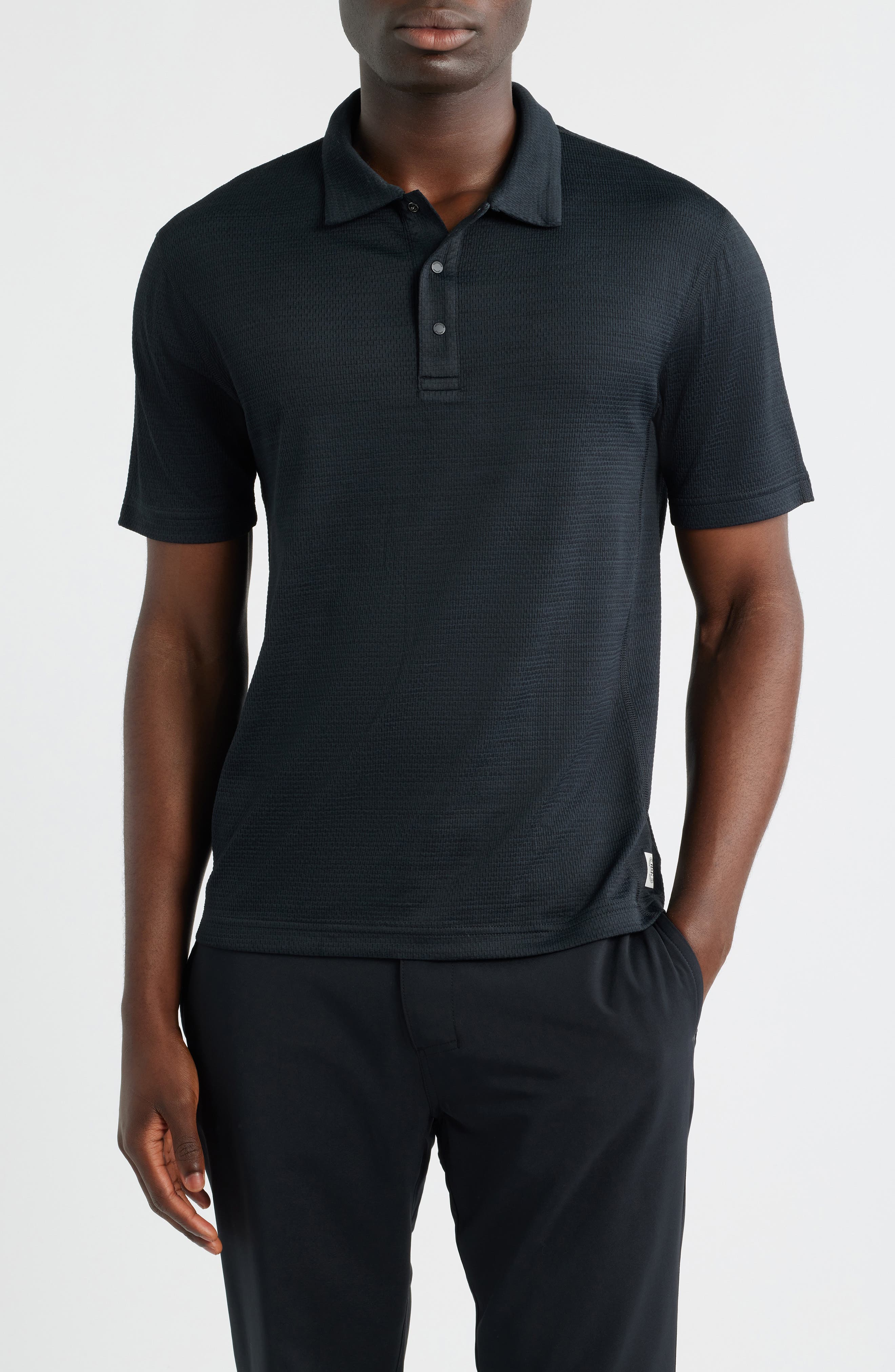 トップス voltagecontrolfilter MeshBorderKnitPolo Reigning Champ Solotex® Mesh Tiebreak Performance Polo (Men