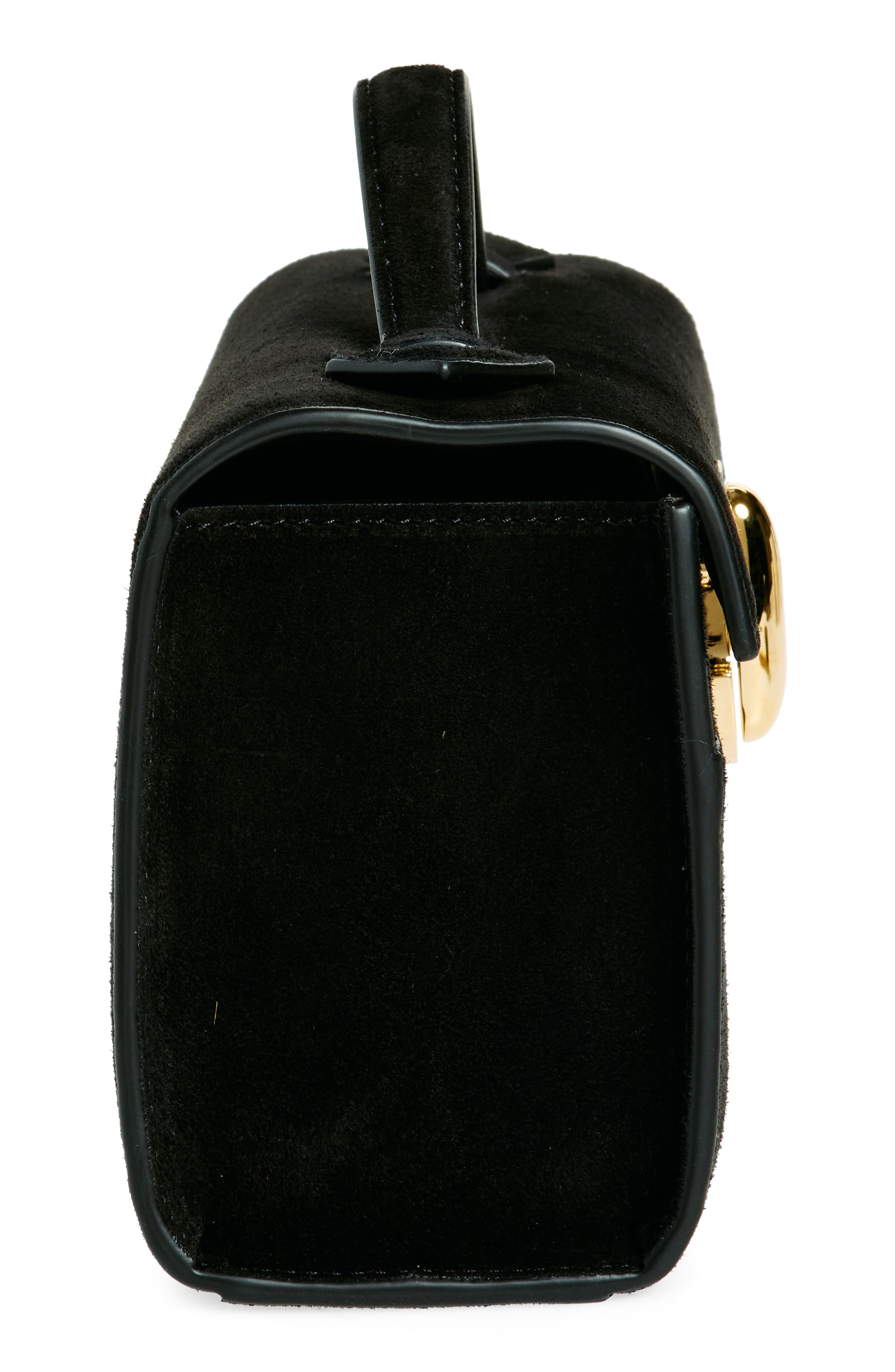 SAVETTE Symmetry Suede Top Handle Bag, Alternate, color, 
