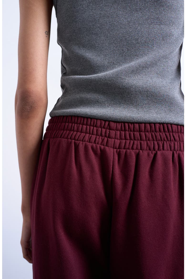 Straight Leg Sweatpants, Alternate, color, BURGUNDY