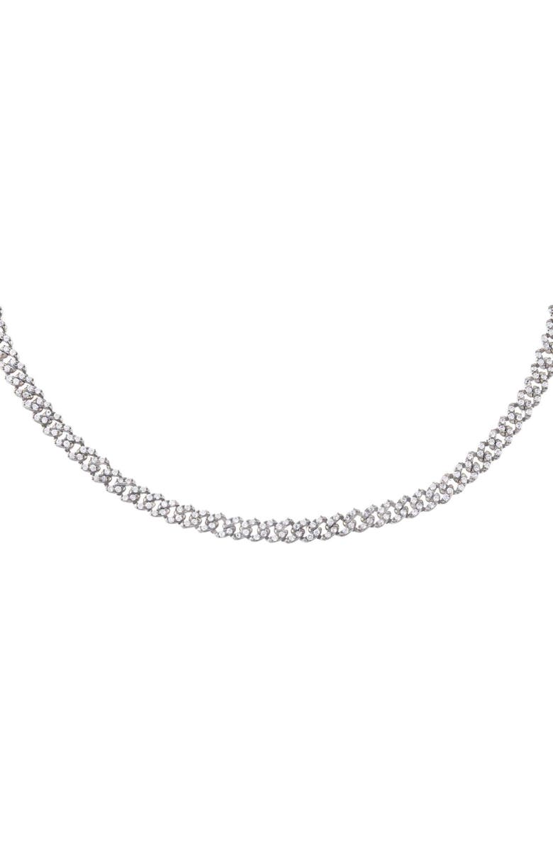 BY ADINA EDEN Adina's Jewels Pavé Link Choker, Main, color, 