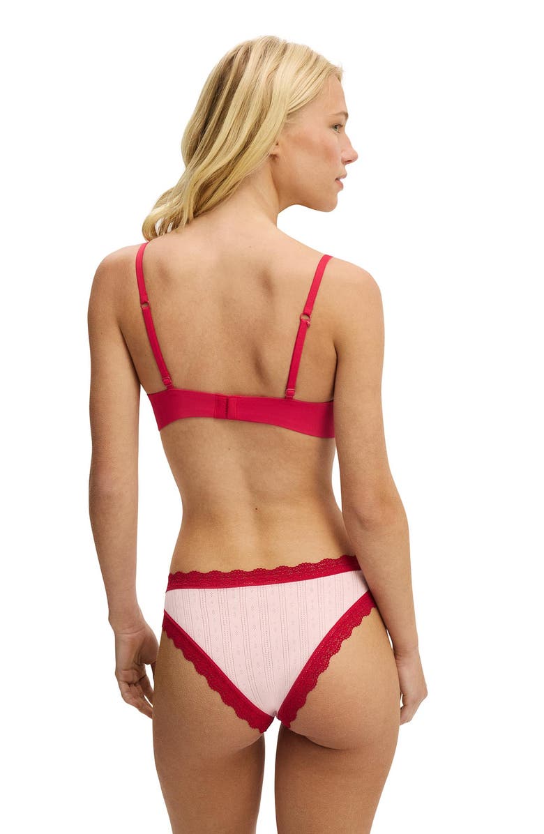 COTTON ON BODY Women's Body Bestee Bra, Alternate, color, Spicy Red