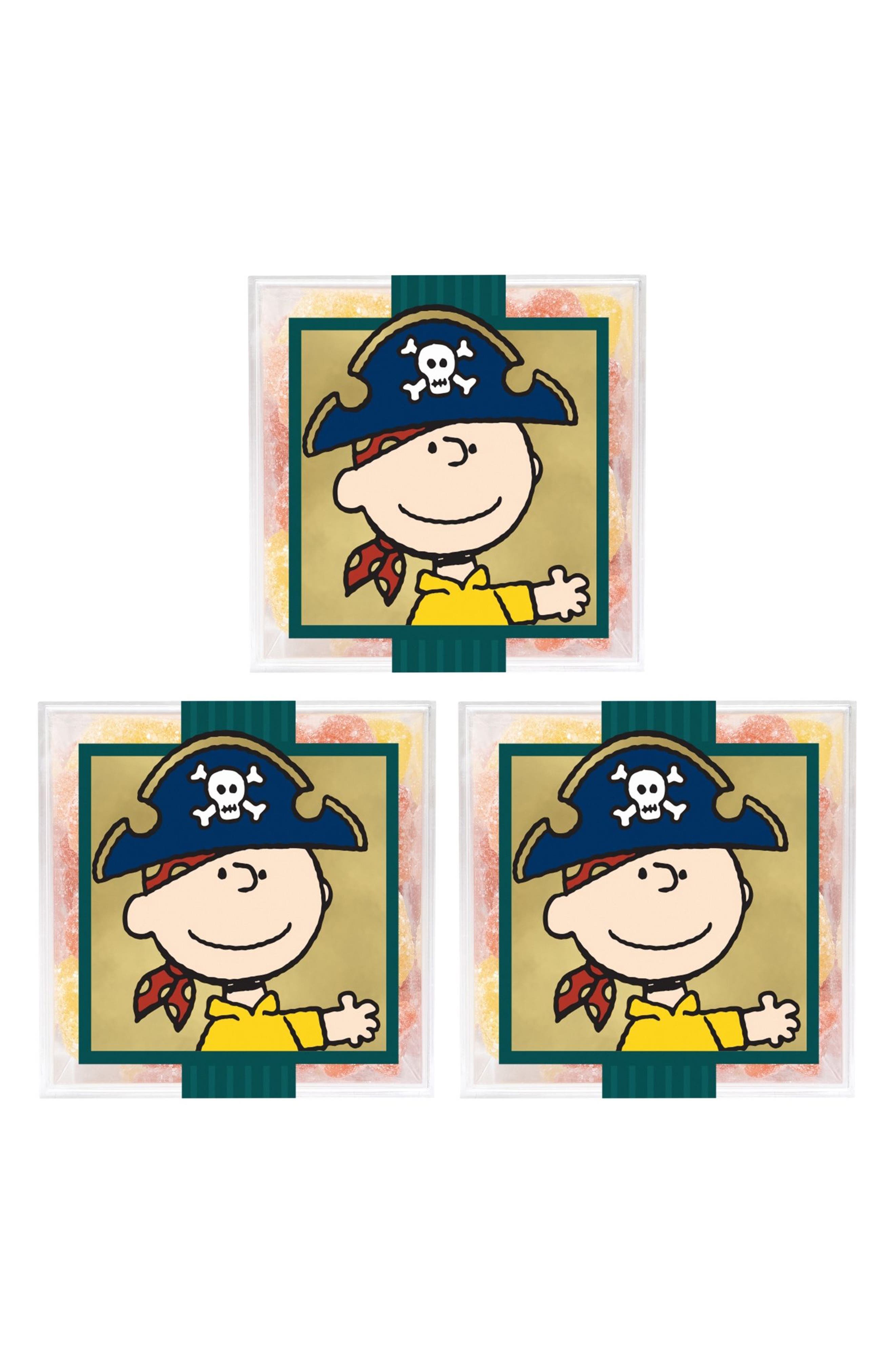 Set of 3 Charlie Brown Super Sour Stars
