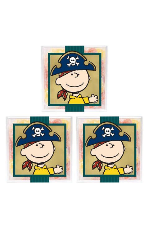 Set of 3 Charlie Brown Super Sour Stars