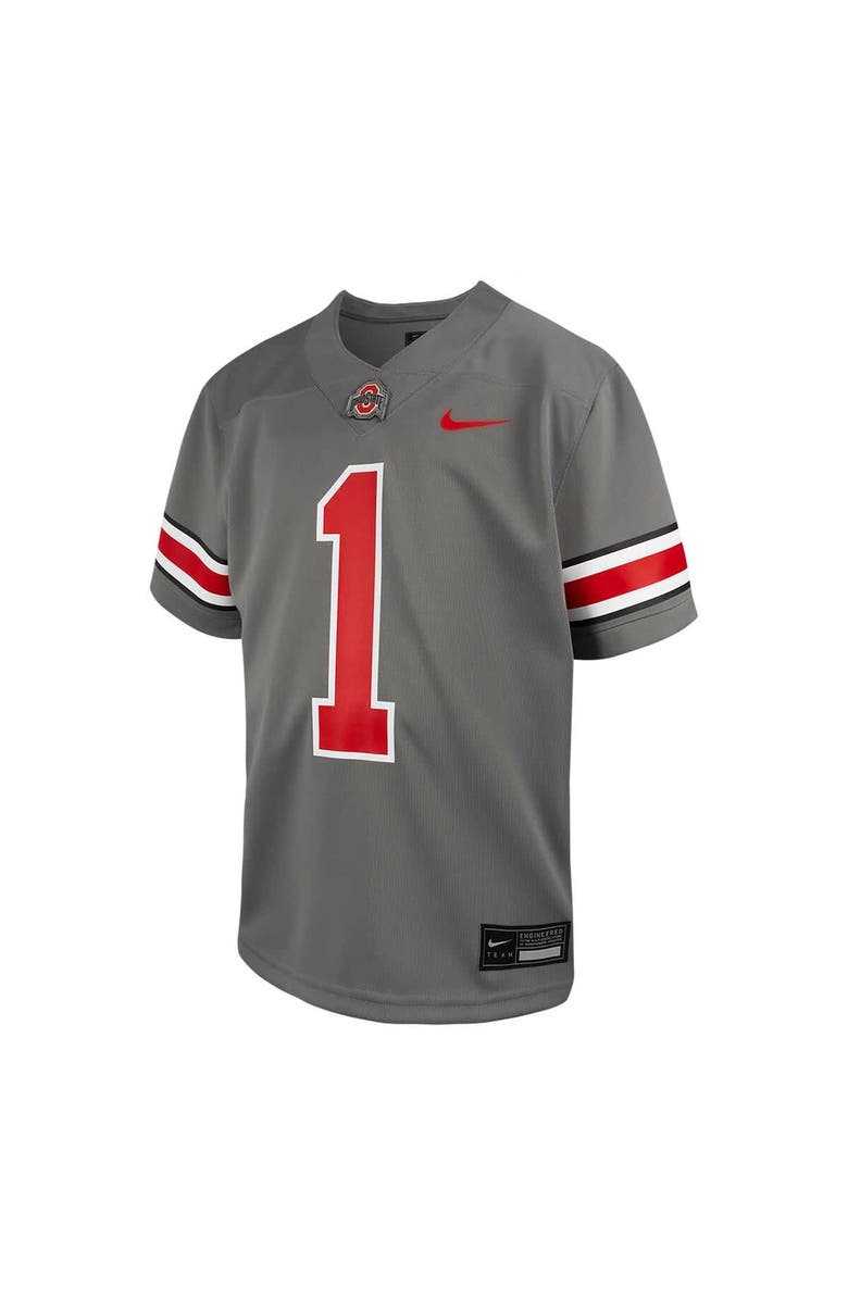 Nike Toddler Nike #1 Steel Ohio State Buckeyes Alternate Untouchable Replica Football Jersey, Alternate, color, Steel