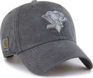 CARHARTT X 47 Men's Carhartt x '47  Charcoal Pittsburgh Penguins Clean Up Adjustable Hat