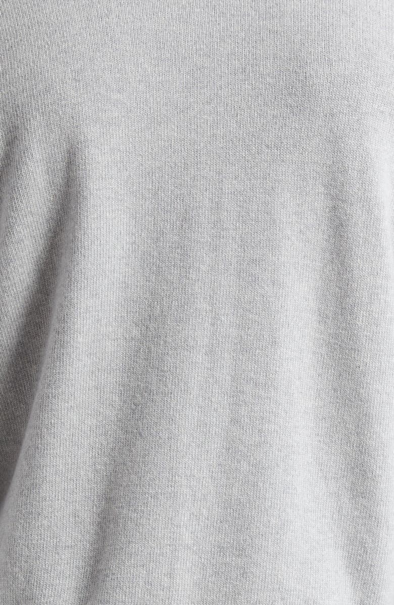Herno Side Stripe Wool Crewneck Sweater, Alternate, color, Pearl Grey