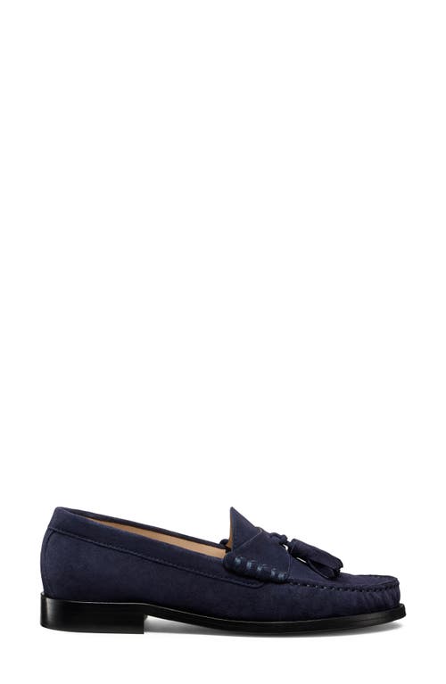 Stuart Weitzman Lottie Tassel Loafer In Blue