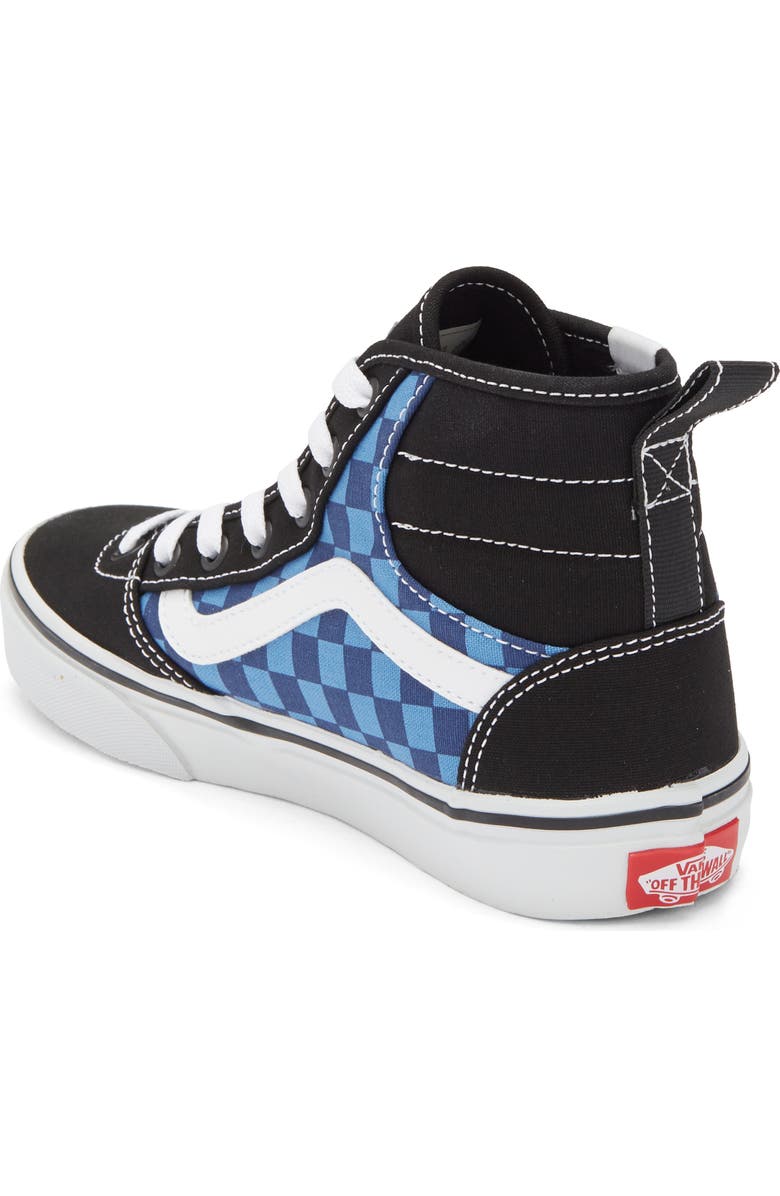 Vans Kids' Ashwood Hi Decon High-Top Sneaker, Alternate, color, Tonal Check True Navy