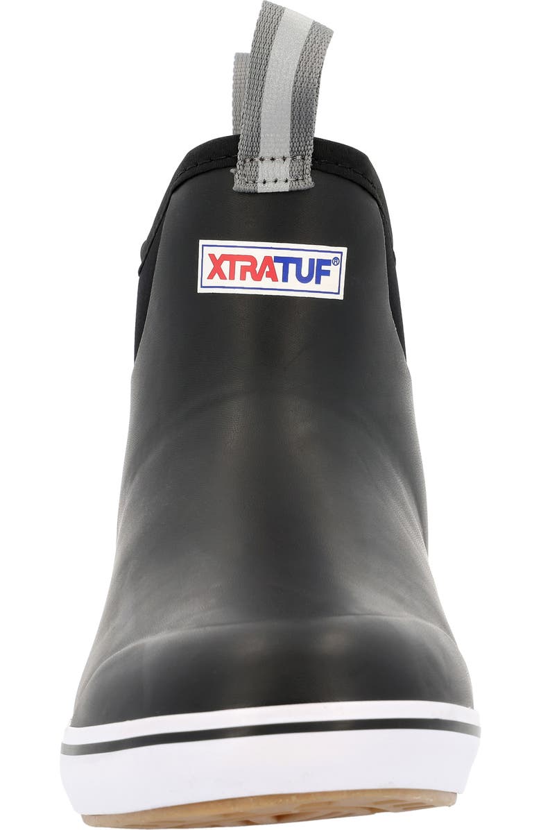 XTRATUF x Salmon Sisters Waterproof Ankle Deck Boot, Alternate, color, Black