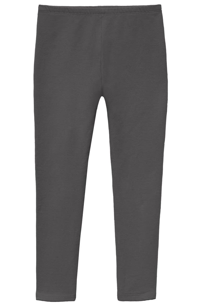 Baby Girls Soft Fleece Stretch Leggings, Main, color, Dark Khaki