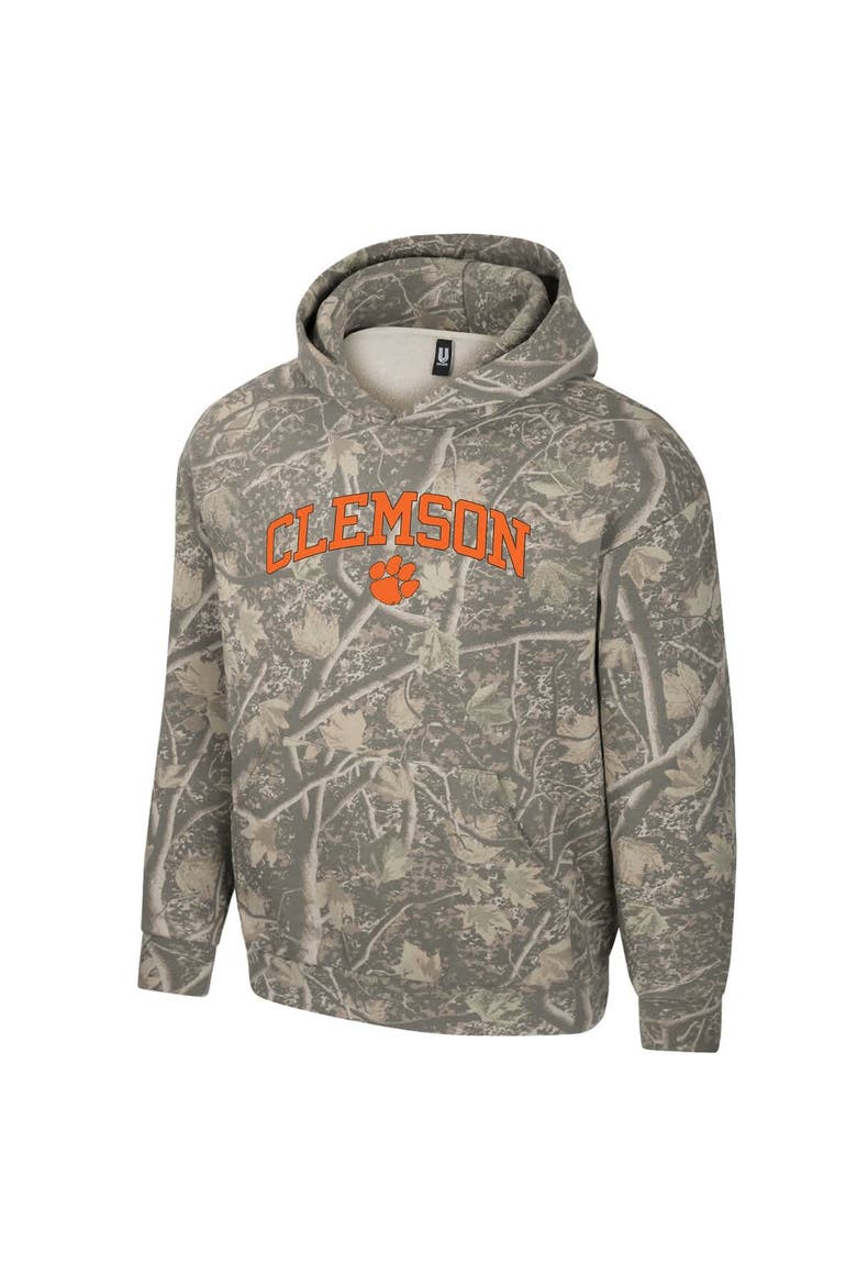 Men's Uscape Apparel  Camo Clemson Tigers Back Bay Fleece Hoodie, Main, color, Camo