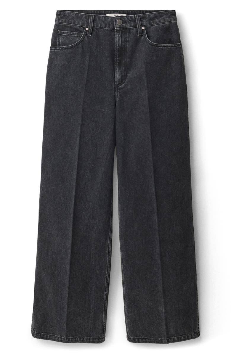 MANGO High Waist Straight Leg Jeans, Alternate, color,