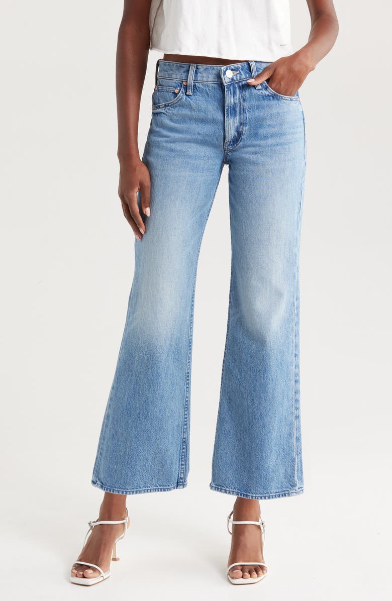 The Bookie Flood Nonstretch Wide Leg Jeans