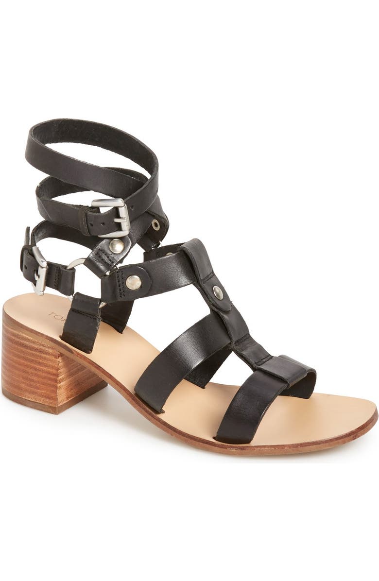 Topshop 'Valley' Gladiator Sandal, Main, color,