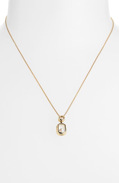 Nadri Brooklyn Cubic Zirconia Pendant Necklace In Gold