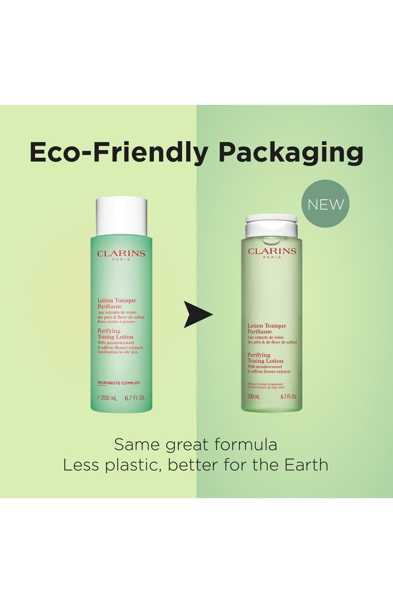 Clarins Purifying Toning Lotion with Meadowsweet, Alternate, color, 