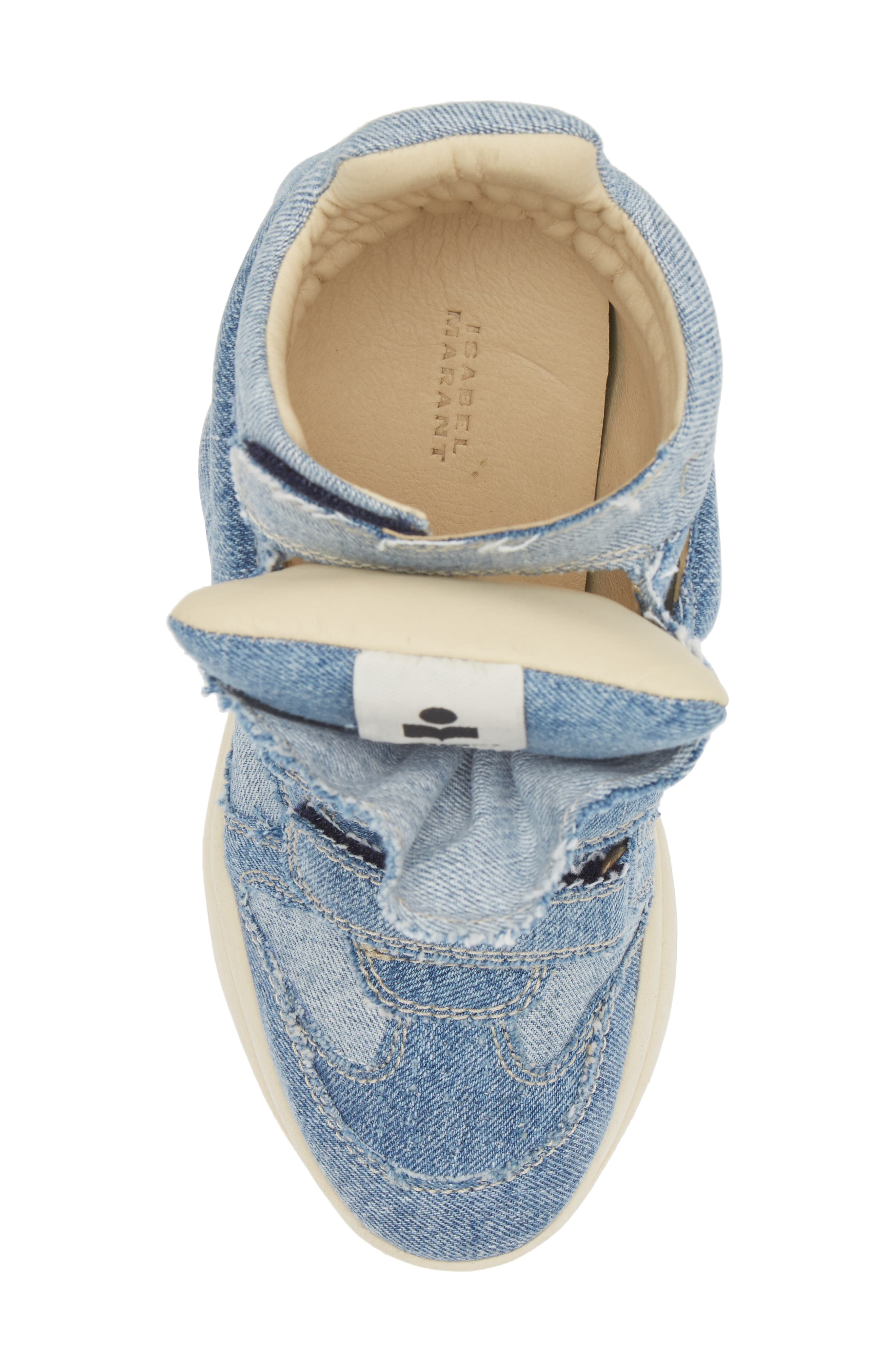 Isabel Marant Balskee Hidden Wedge High Top Sneaker, Alternate, color, 
