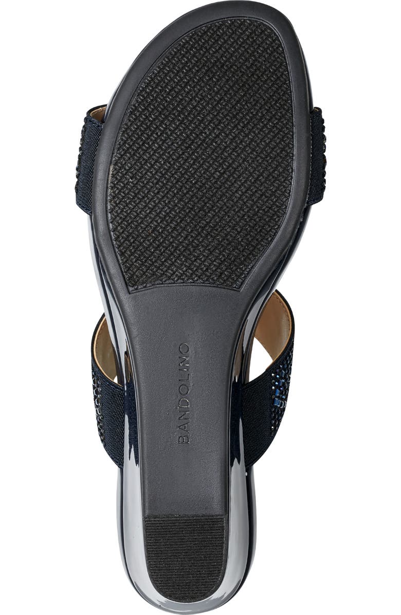 Bandolino Iluvit Wedge Sandal, Alternate, color, Dark Blue