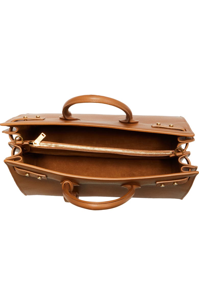 Saint Laurent Medium Sac de Jour Leather Top Handle Bag, Alternate, color,