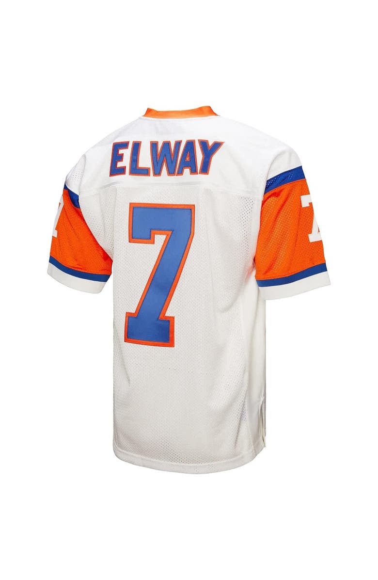 Mitchell & Ness Men's Mitchell & Ness John Elway White Denver Broncos 1994 Authentic Throwback Retired Player Jersey, Alternate, color, White