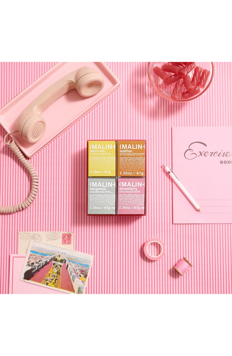 MALIN+GOETZ Scent the Mood 4-Piece Votive Gift Set (Limited Edition) $96 Value, Alternate, color, 