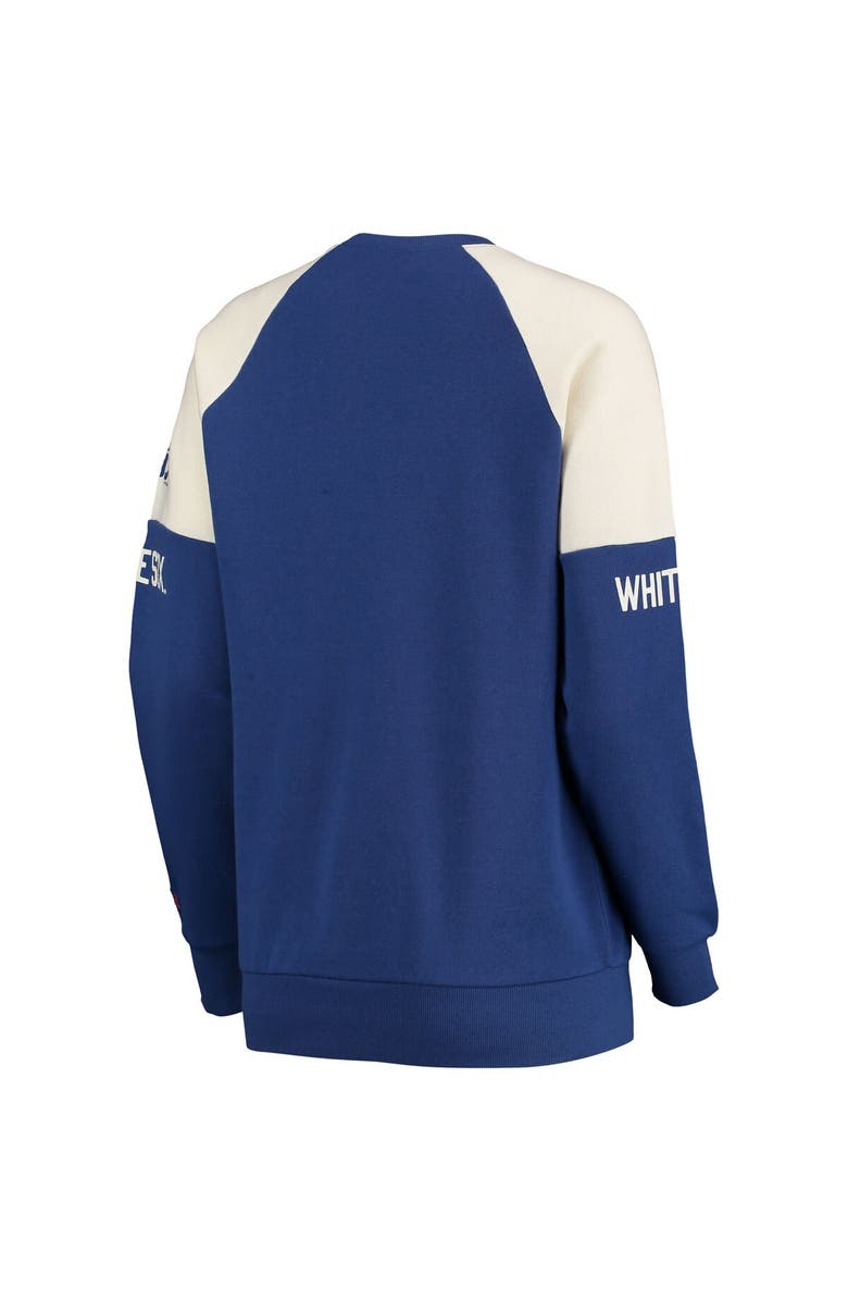 STARTER Women's Starter Royal/Red Chicago White Sox Baseline Raglan Pullover Sweatshirt, Alternate, color, 